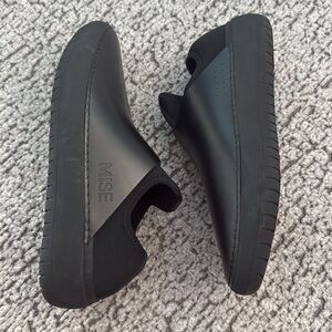 MISE Black Men's Shoes